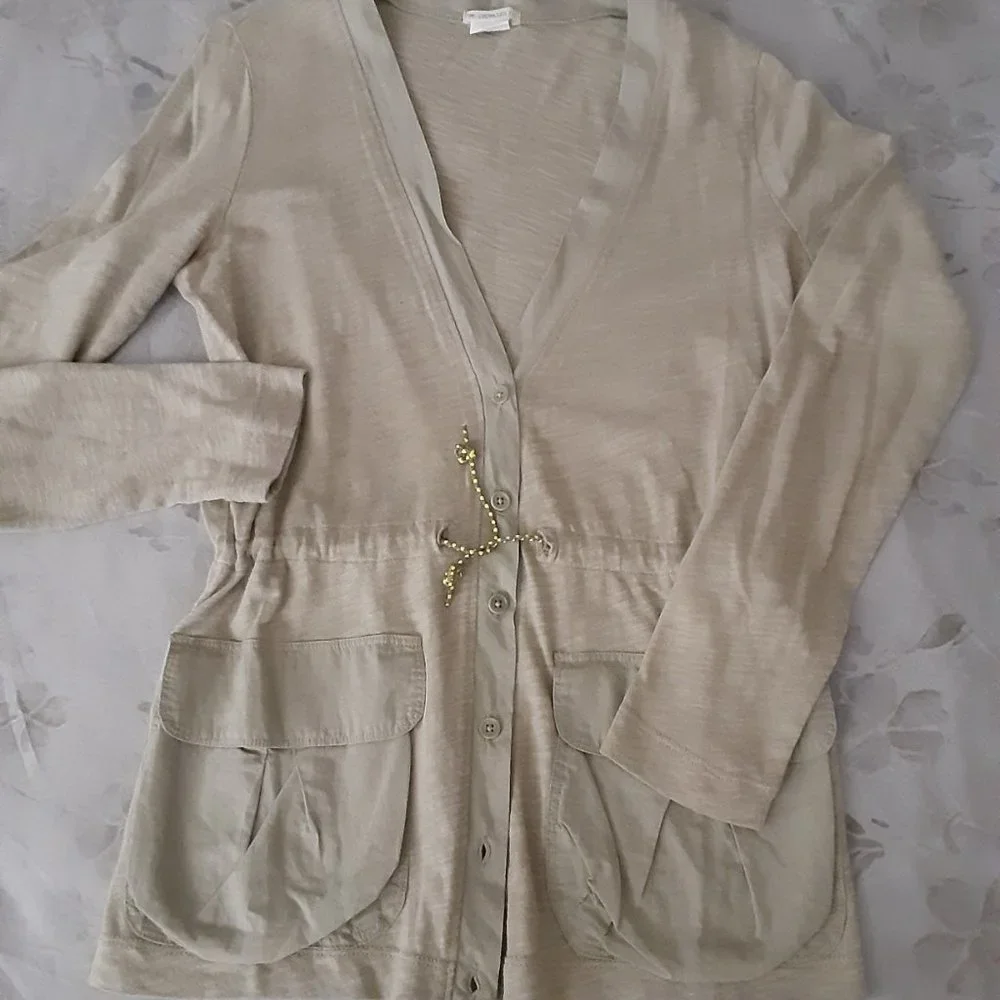 Crewcuts J Crew Kids lightweight cotton anorak - sage - size 12